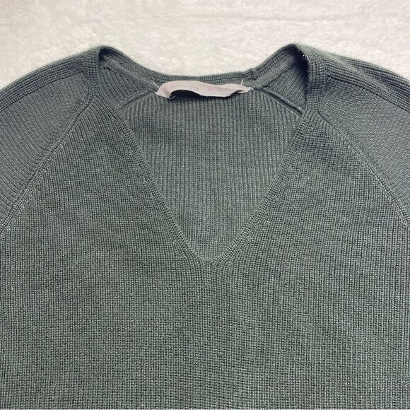 Athleta Black Hanover Knit V Neck Sweater Size XS - Picture 6 of 10